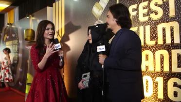 Interview Rina Gunawan Dan Teddy Syach di Festival Film Bandung 2016