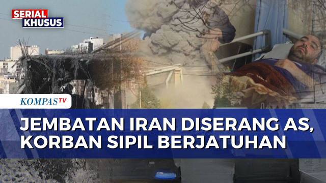Serangan AS Hancurkan Jembatan di Iran, 13 Korban Tewas dan 95 Luka-Luka