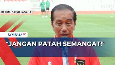 Bertemu Timnas U-20, Jokowi: Jangan Patah Semangat!