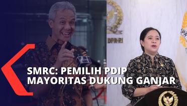 Survei SMRC: Pemilih PDIP Mayoritas Dukung Ganjar Dibanding Puan Sebagai Capres 2024