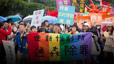 Jutaan Warga Taiwan Ikuti Polling Kebijakan LGBT
