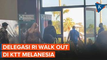 Duduk Perkara Aksi Delegasi RI Walk Out Saat Benny Wenda Pidato di KTT Melanesia