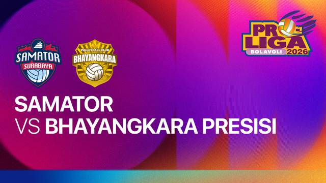 Putra: Surabaya Samator vs Jakarta Bhayangkara Presisi - Full Match | Proliga 2026