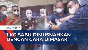 BNN Sulawesi Tengah Musnahkan 10 KG Barang Bukti Narkoba