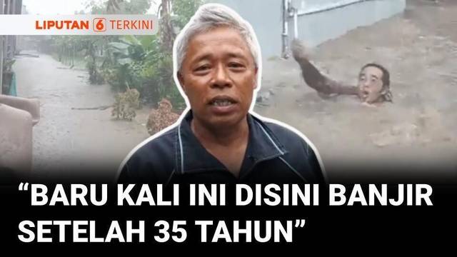 Banjir Pertama Setelah 35 Tahun, 350 Rumah di Kota Agung Tanggamus, Lampung, Terendam | Liputan 6