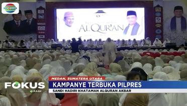 Sandiaga Uno Hadiri Khataman Alquran Akbar di Medan - Fokus Pagi