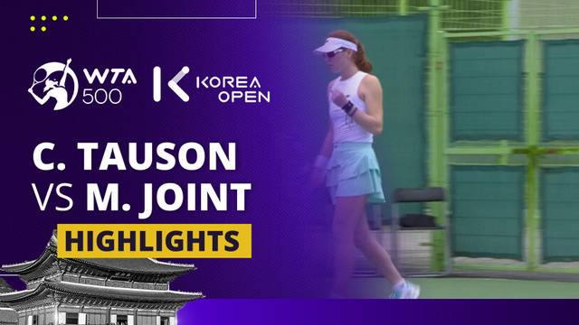 Clara Tauson vs Maya Joint - Highlight | WTA 500: Korea Open 2025