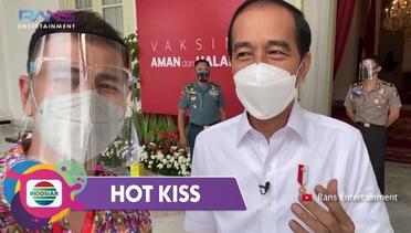 Keren !!! Raffi Ahmad Vaksin Bersama Presiden RI Perwakilan Milenial !!! | Hot Kiss 2021