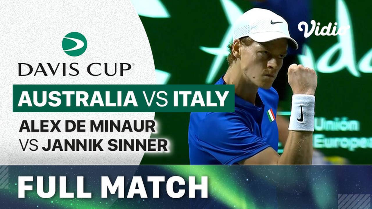 Final Australia (Alex de Minaur) vs Italy (Jannik Sinner) Full Match Davis Cup 2023 Vidio