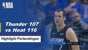 NBA I Cuplikan Pertandingan : Heat 116 vs Thunder 107