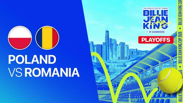 Poland vs Romania - Full Match | Billie Jean King Cup Play-offs 2025
