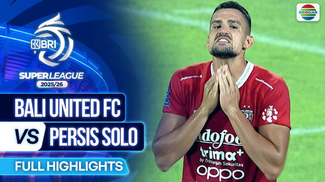 Bali United FC VS Persis Solo - Full Highlights | BRI Super League 2025/26