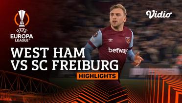 West Ham vs SC Freiburg - Highlights | UEFA Europa League 2023/24