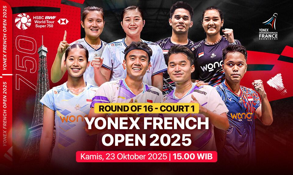 YONEX French Open 2025 - Round of 16 (Court 1)