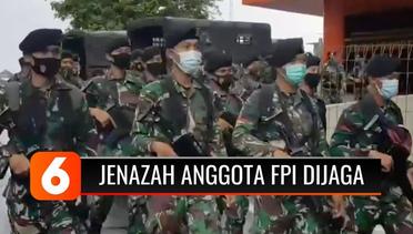 Enam Jenazah Anggota FPI yang Tewas Ditembak Polisi Dijaga Ketat Aparat Gabungan Bersenjata | Liputan 6
