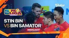 Highlights | Final Four Putra: Jakarta STIN BIN vs Surabaya BIN Samator | PLN Mobile Proliga 2023