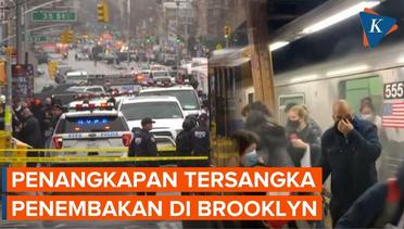 Penangkapan Tersangka Penembakan di Kereta Bawah Tanah Brooklyn