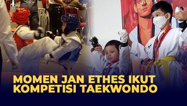Momen Seru Jan Ethes Ikut Kompetisi Taekwondo Piala Walkot Solo, Sabet Medali Emas