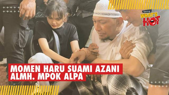 Momen Haru Saat Suami Azani Mpok Alpa Dari Atas Liang Lahat, Rina NoseIkutMenangis