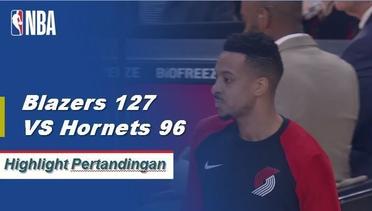 NBA | Cuplikan Hasil Pertandingan : Blazers 127 VS Hornets 96