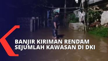 Banjir Kiriman Kali Ciliwung Rendam Sejumlah Kasawan di Jakarta