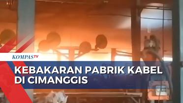 Kebakaran Pabrik Kabel di Cimanggis, Api Diduga dari Pembakaran Sampah