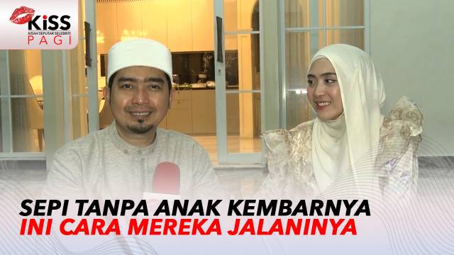 Ustaz Solmed dan April Jasmine Merasa Kesepian, Perdana Jalanin Tanpa Anak Kembarnya | Kiss Pagi