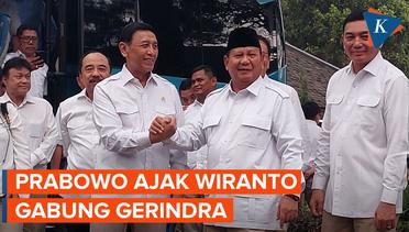 Prabowo Ajak Wiranto Gabung Partai Gerindra di Hambalang