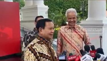 Momen Makan Siang 3 Capres dan Jokowi