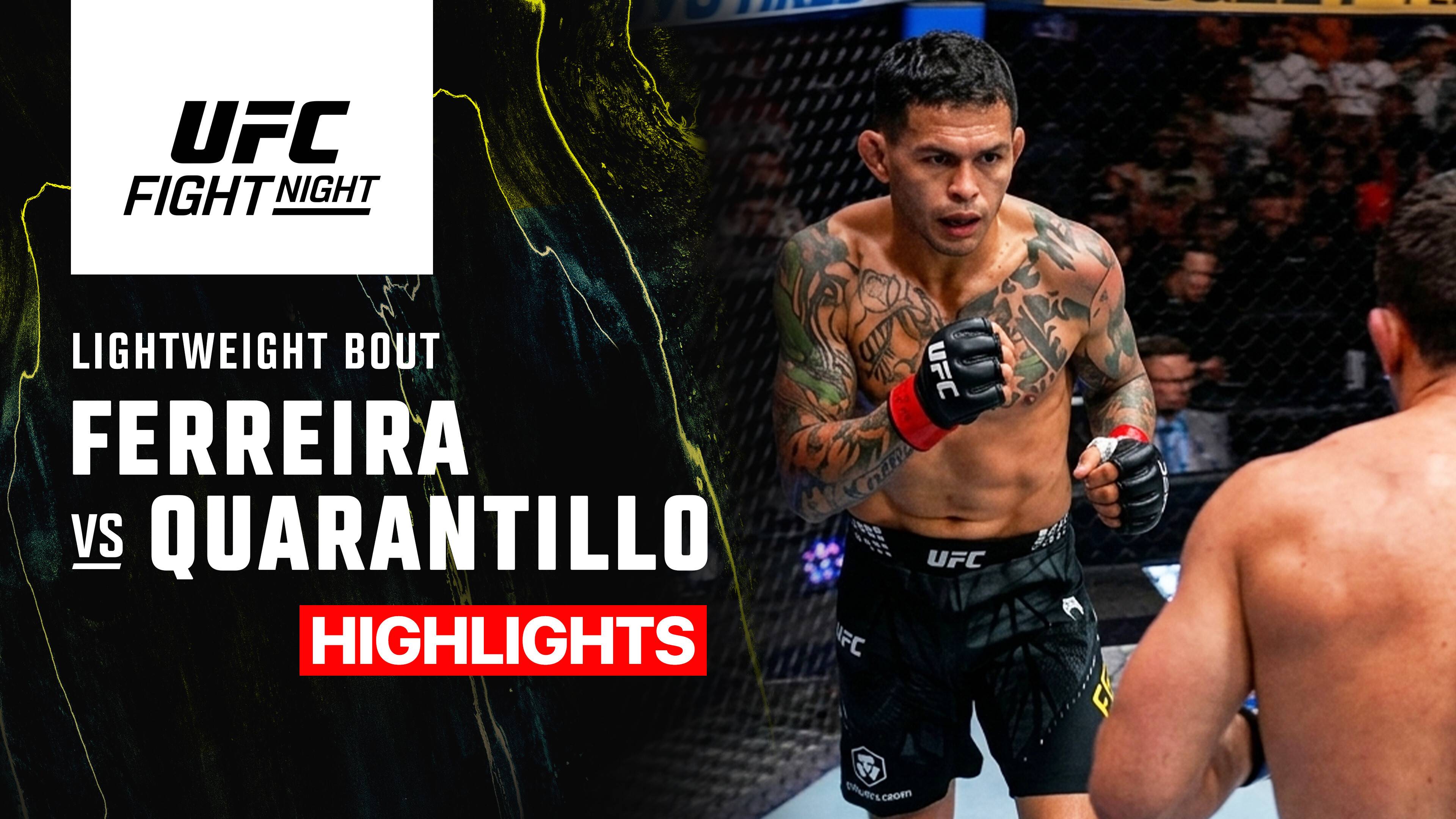 Diego Ferreira vs Billy Quarantillo - Featherweight | UFC Fight Night