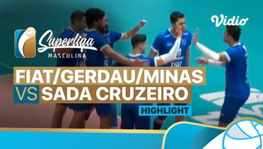 HIghlight  | Final 2 : Fiat/Gerdau/Minas vs Sada Cruzeiro | Brazilian Men's Volleyball League 2021/2022