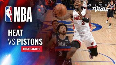 Miami Heat vs Detroit Pistons - Highlights | NBA Regular Season 2023/24
