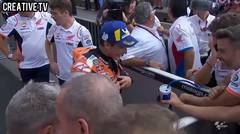 selebrasi kemenangan Marc Marquez di MotoGP Brno Ceko