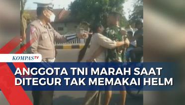 Viral! Anggota TNI di Sikka Nyaris Adu Jotos dengan Polisi, Tak Terima Ditegur Tak Pakai Helm