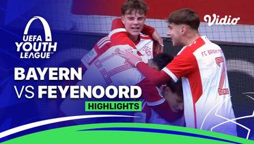 Bayern vs Feyenoord - Highlights | UEFA Youth League 2023/24