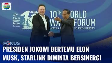 Presiden Jokowi Bertemu Elon Musk, Starlink Diminta Bersinergi dengan Penyedia Internet | Fokus