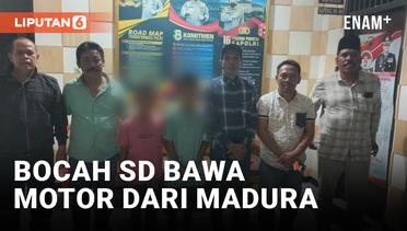 2 Bocah SD Nekat Bawa Motor ke Jakarta dari Madura