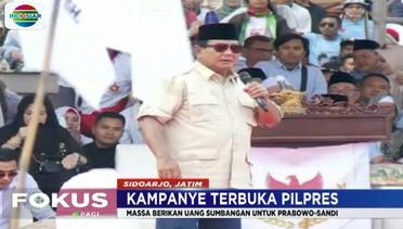 Prabowo Disambut Antusias Pendukung Sidoarjo, Sandi Kunjungi Kediaman Bung Tomo - Fokus Pagi
