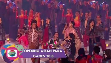 MEMBAKAR SEMANGAT! Song Of Victory Berkumandang di Opening Asian Para Games 2018