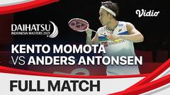 Full Match | Kento Momota (JPN) vs Anders Antonsen (DEN) | Daihatsu Indonesia Masters 2021
