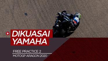 Maverick Vinales Tercepat, Yamaha Dominasi FP2 MotoGP Aragon