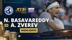 N. Basavareddy vs A. Zverev - Highlights | ATP Cincinnati Open2025