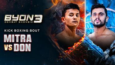 Mitra Waruwu vs Don Sulaiman - Full Match | Kickboxing Bout | Byon Combat Showbiz Vol.3