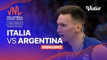 Match Highlights | Quarter Final: Italia vs Argentina | Men's Volleyball Nations League 2023