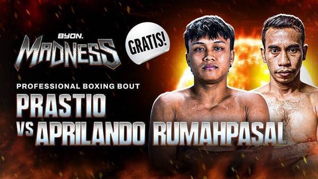 Prastio vs Aprilando Rumahpasal - Professional Boxing Bout - Full Match | Byon Madnes 2025