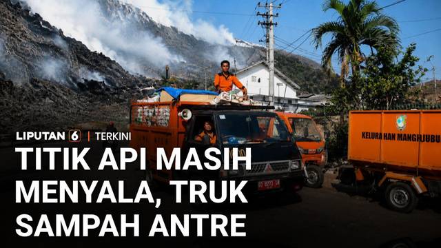Kebakaran TPA Putri Cempo Solo Belum Padam, Truk Pengangkut Sampah Harus Mengantre | Liputan 6