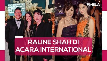 6 Tampilan Raline Shah di Acara Internasional, Bertemu Selebritis Hollywood hingga Korea