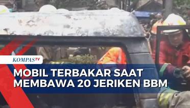 Mobil Pembawa 20 Jeriken BBM Terbakar di Bandung, Api Berhasil Dipadamkan Setelah 2 Jam