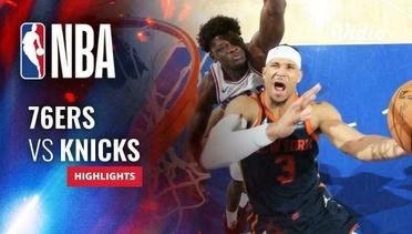 Philadelphia 76ers vs New York Knicks - Highlights | NBA Regular Season 2023/24