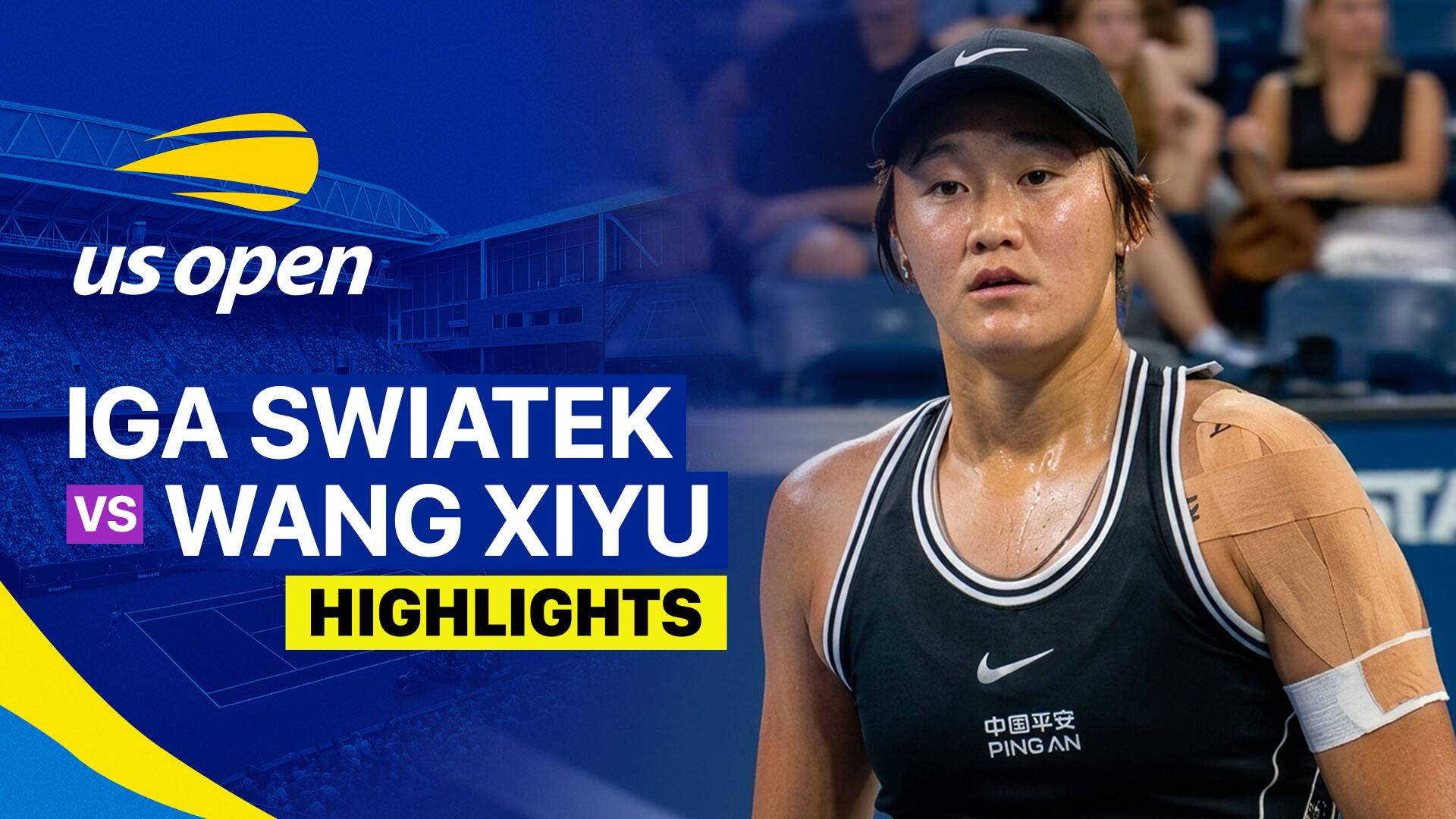 Iga Swiatek vs Wang Xiyu - Women's Singles Round 1 | US Open Tennis Championships 2026